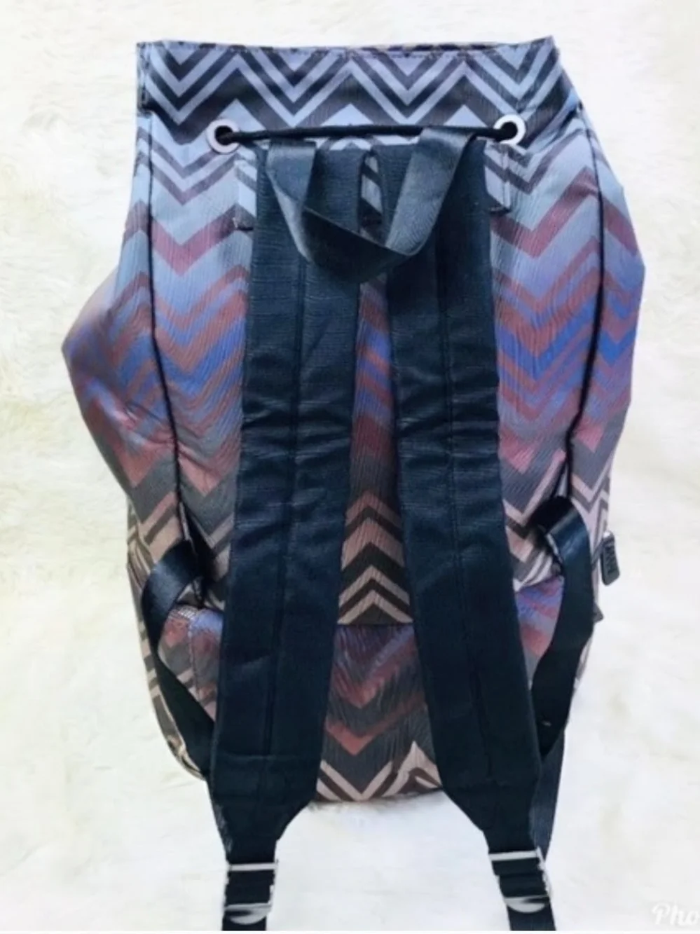 Missoni Parfum Chevron Drawstring Rucksack Backpack Unisex